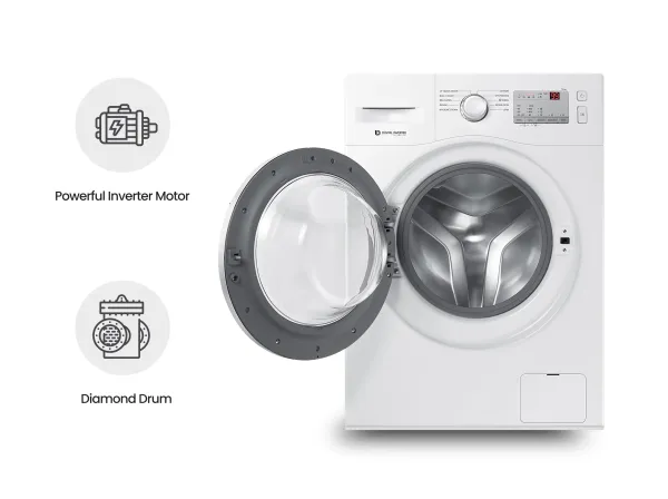 Washing Machine   Fully Automatic Front Load With Metal Stand